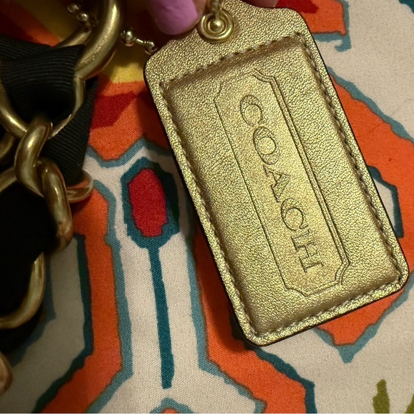 NWOT Coach Limited Edition Tattoo Gold Purse Handbag !! - Picture 12 of 14